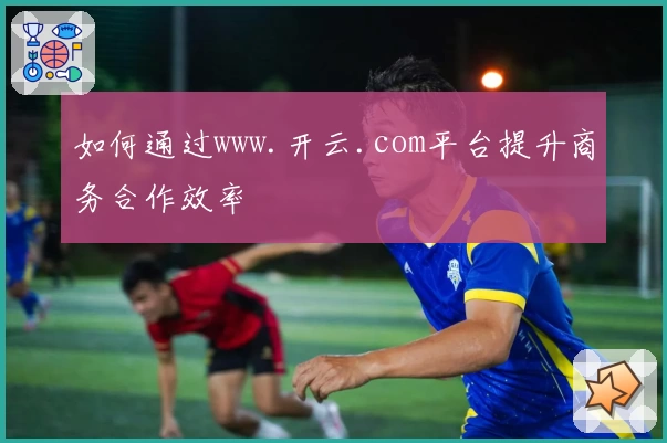 如何通过www.开云.com平台提升商务合作效率