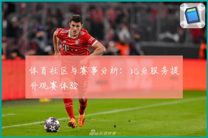 体育社区与赛事分析:比分服务提升观赛体验