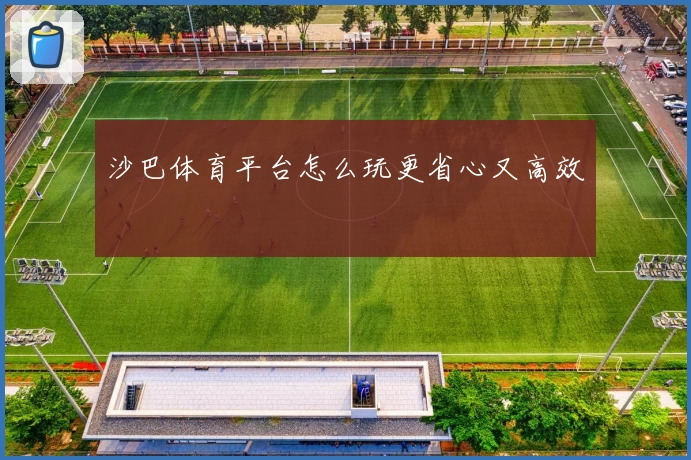 沙巴体育平台怎么玩更省心又高效