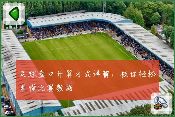 足球盘口计算方式详解，教你轻松看懂比赛数据